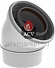 Отвод PP/GLV 90° 80/125мм (пластик)