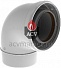 Отвод PP/GLV 60/100мм 90° (пластик)